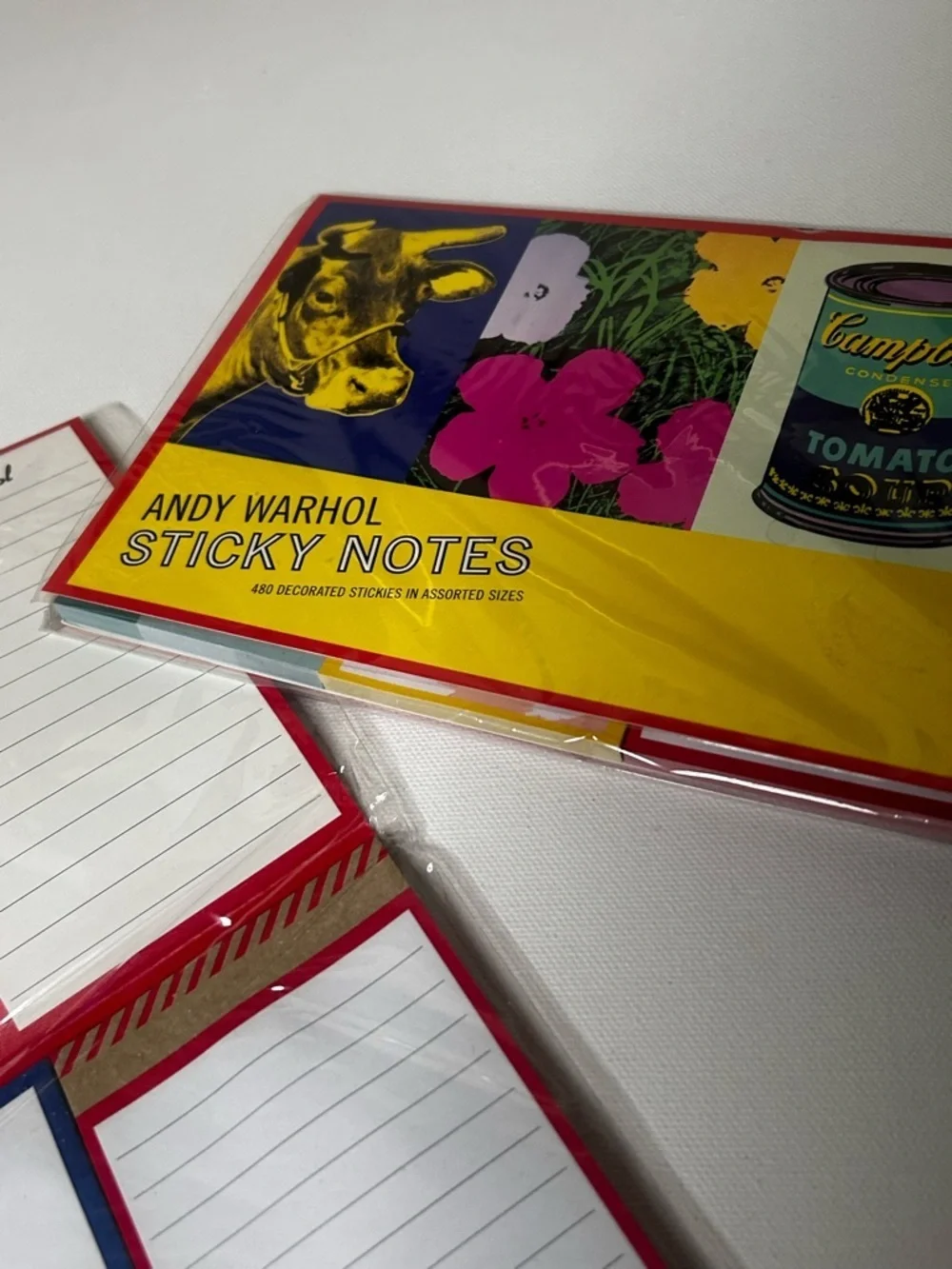 NWT Andy Warhol Sticky Notes Set of Two Collector’s Items Stationary